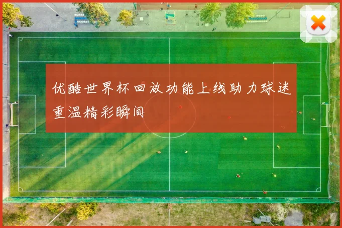 优酷世界杯回放功能上线助力球迷重温精彩瞬间