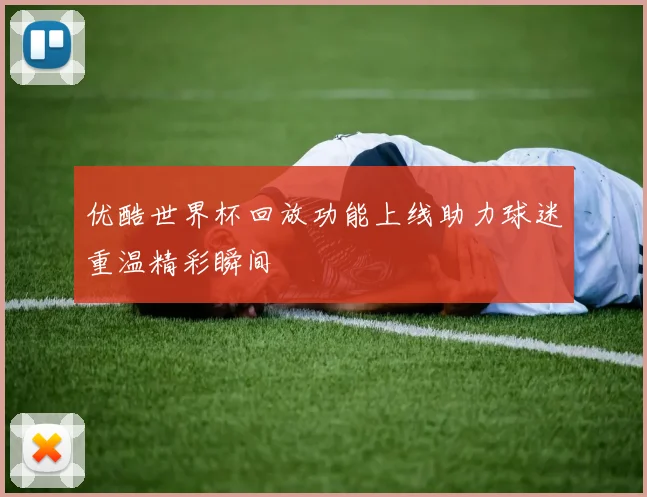 优酷世界杯回放功能上线助力球迷重温精彩瞬间